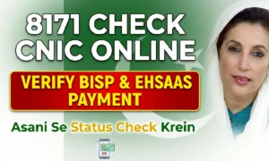 8171 Check Online CNIC Login 2026 – Easy Way to Verify BISP & Ehsaas Payment Status