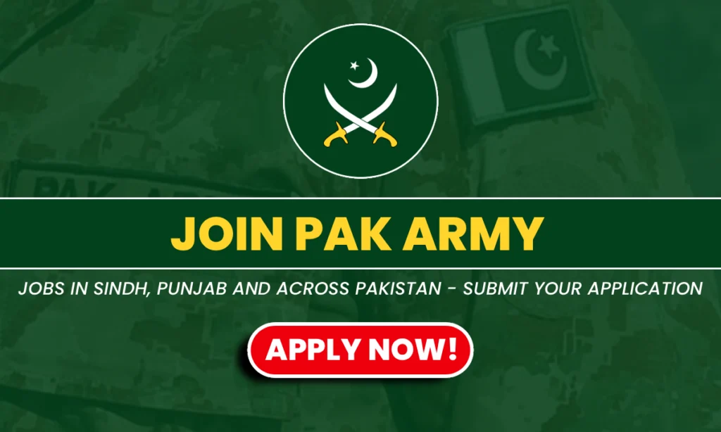 join pak army jobs